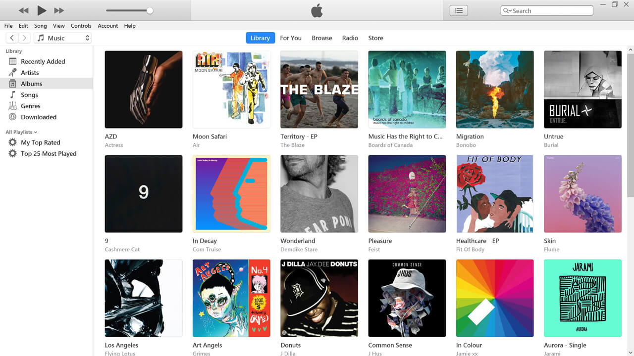 iTunes UI